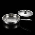 Titanium Hammered Pan with Lid