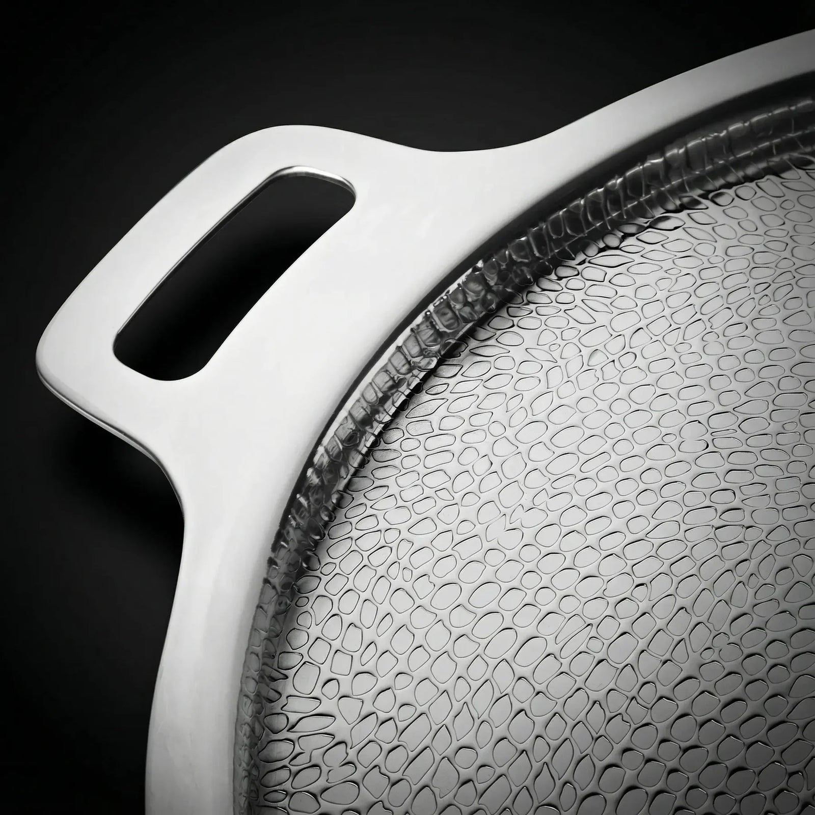 Titanium Hammered Pizza Steel