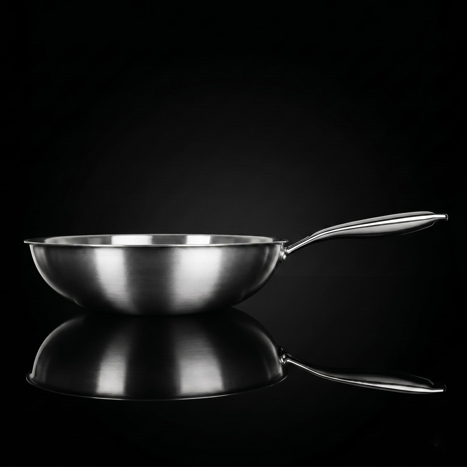 Titanium Hammered Wok Pan