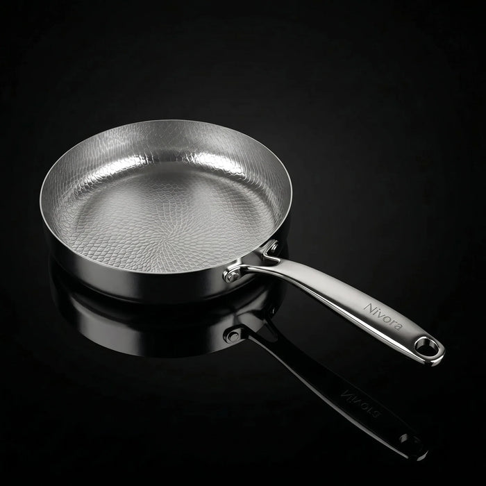 Titanium Hammered Deep Pan