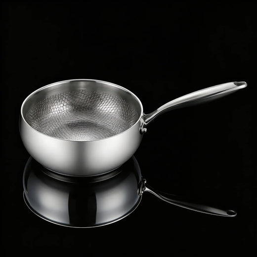 Titanium Hammered Sauce Pan