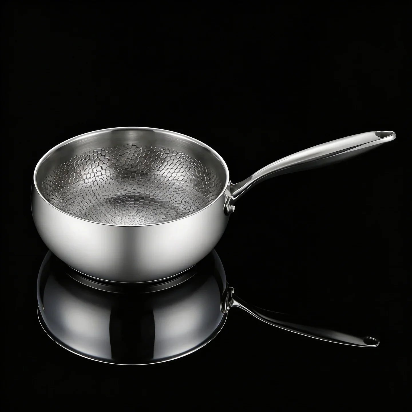 Titanium Hammered Sauce Pan