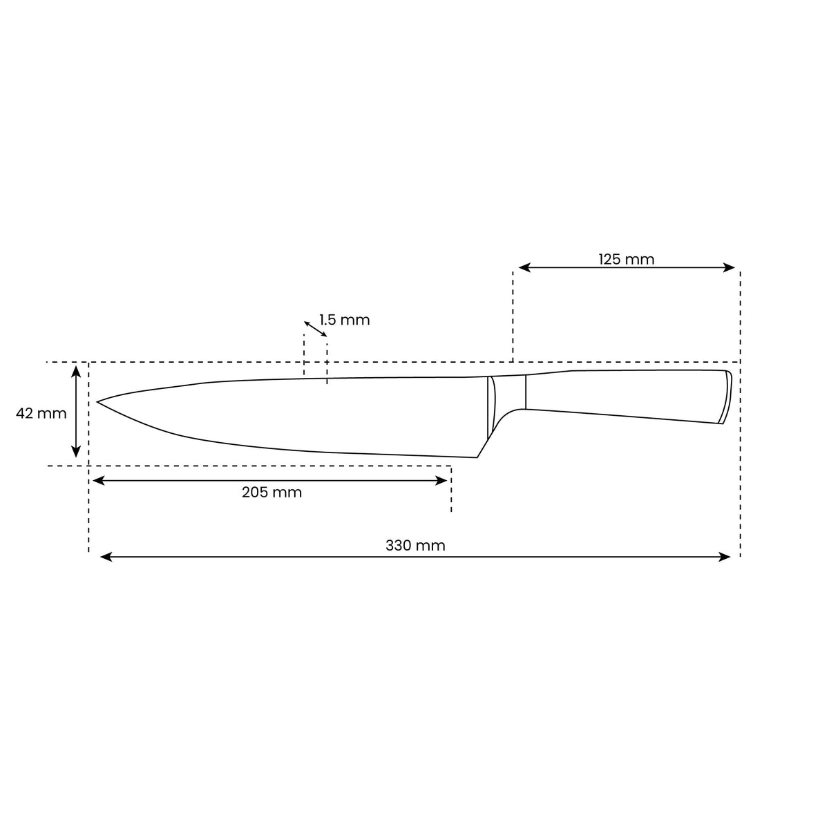 Japanese-Style Chef’s Knife Precision Blade
